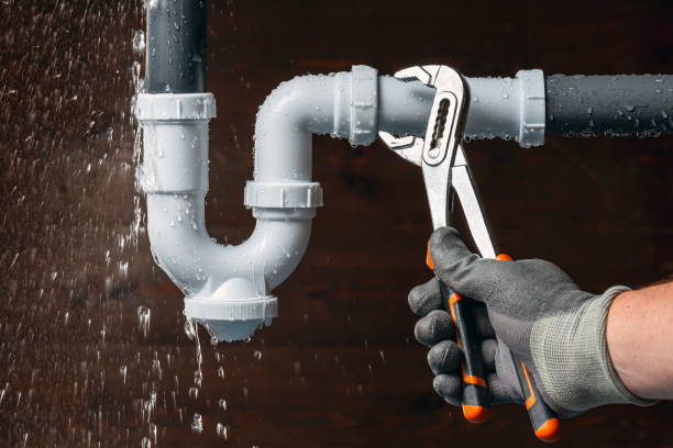 Professional Leak Detection technician working in Traphill, NC